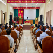 Vĩnh Hưng triển khai công tác tuyên truyền, vận động bàn giao mặt bằng thực hiện dự án cải tạo, mở rộng Quốc lộ 2