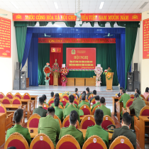 CÔNG AN XÃ VĨNH HƯNG TỔNG KẾT CÔNG TÁC NĂM 2025, TRIỂN KHAI NHIỆM VỤ NĂM 2026